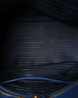 Saffiano Large Galleria Double Zip Tote Bluette