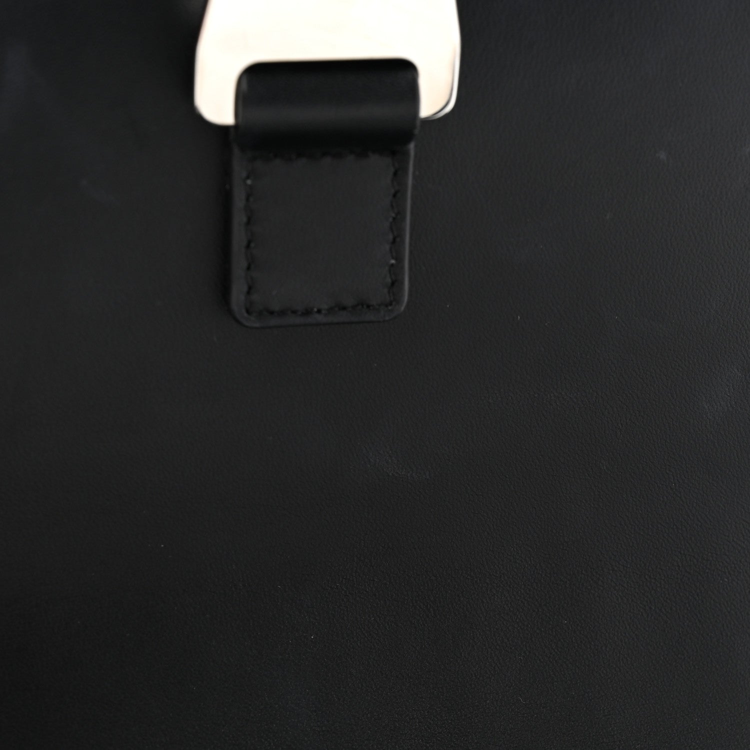 Calfskin Canvas Never Still Crossbody Flap Bag Black