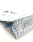Canvas Embroidered Medium D1ORiviera Toile De Jouy Book Tote Light Blue