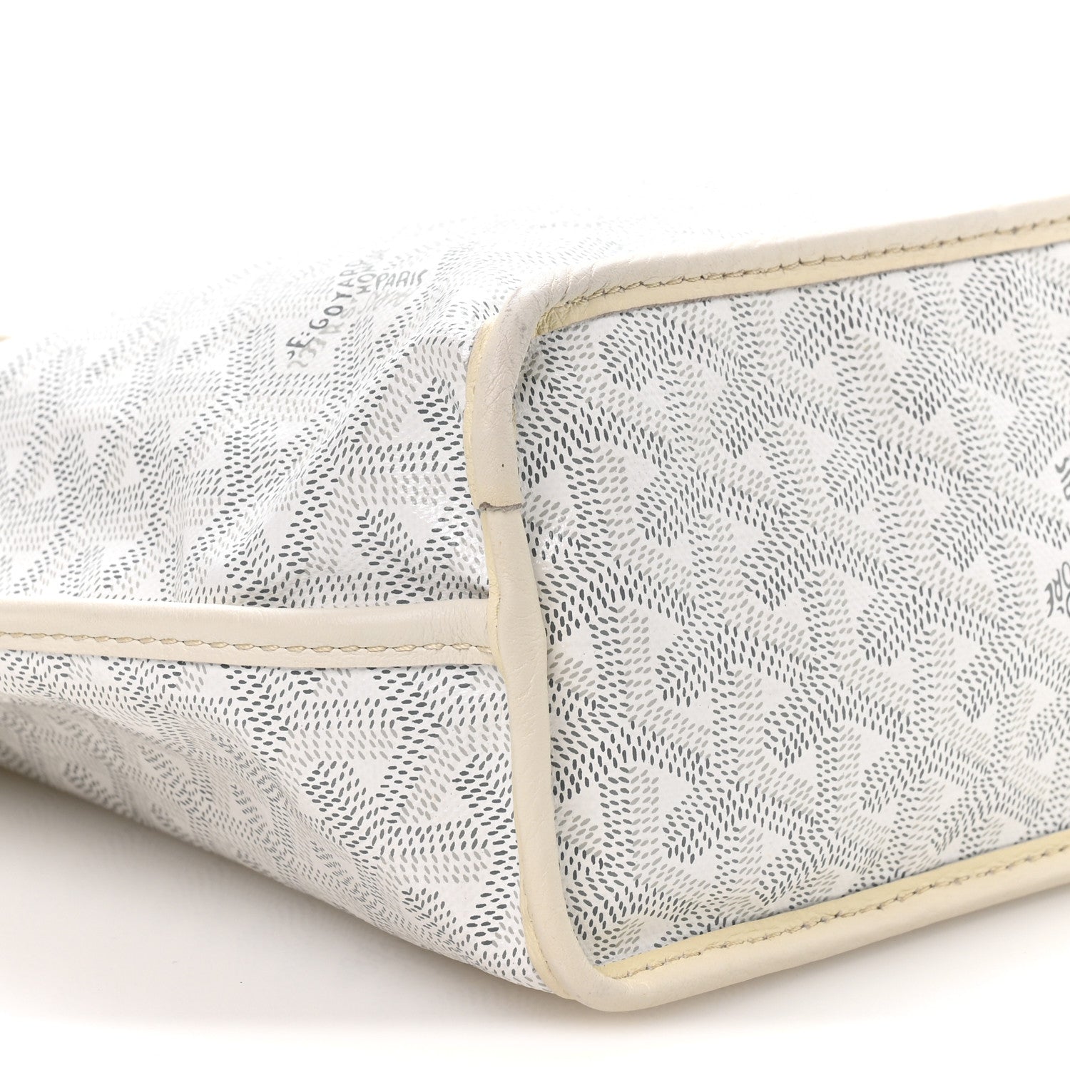 Goyardine Reversible Mini Anjou White