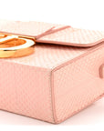 Snakeskin 30 Montaigne Box Bag Rose Clair