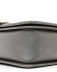 Metallic Lambskin Stingray Quilted Medium Boy Flap Silver