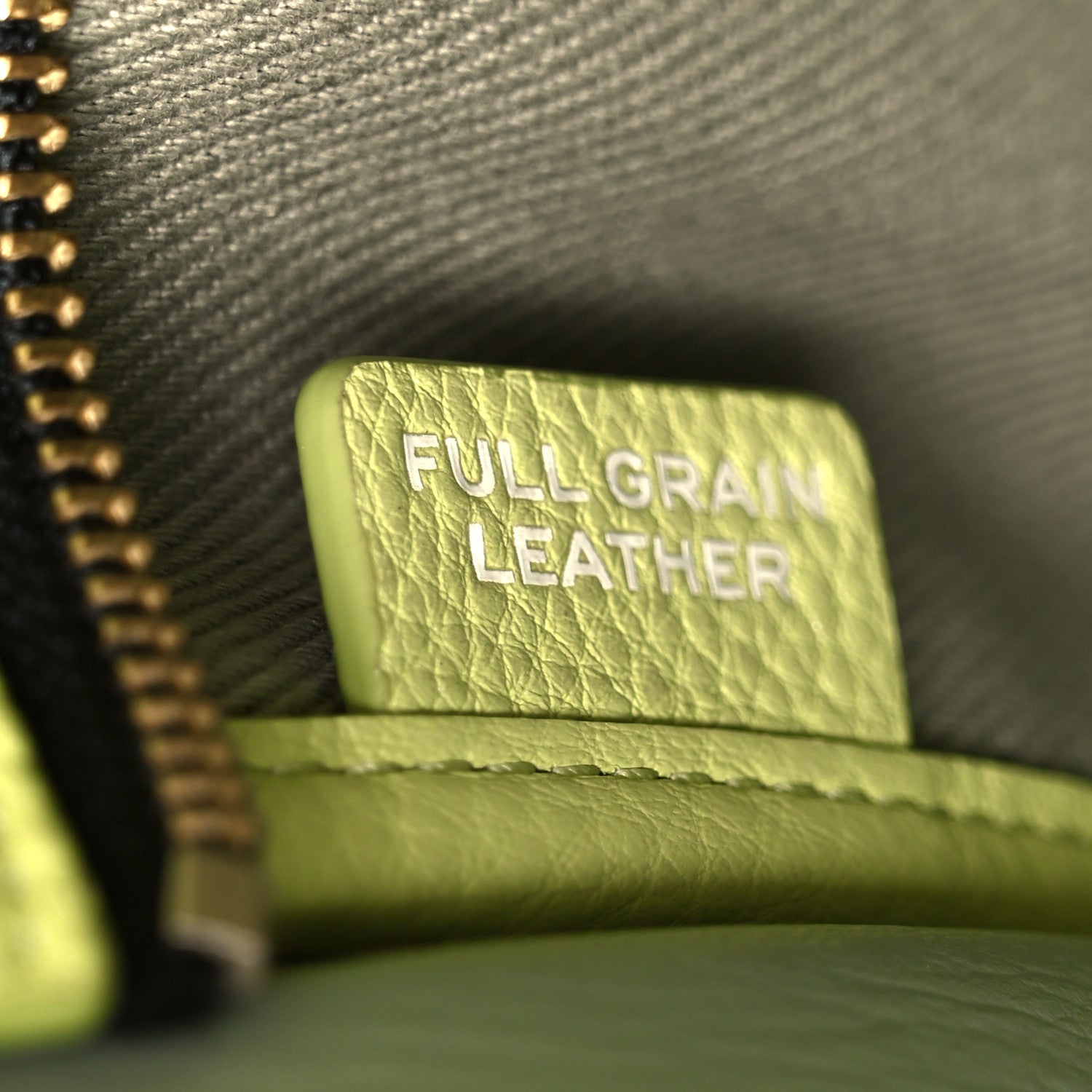 Grained Calfskin Small The Tote Bag Limoncello