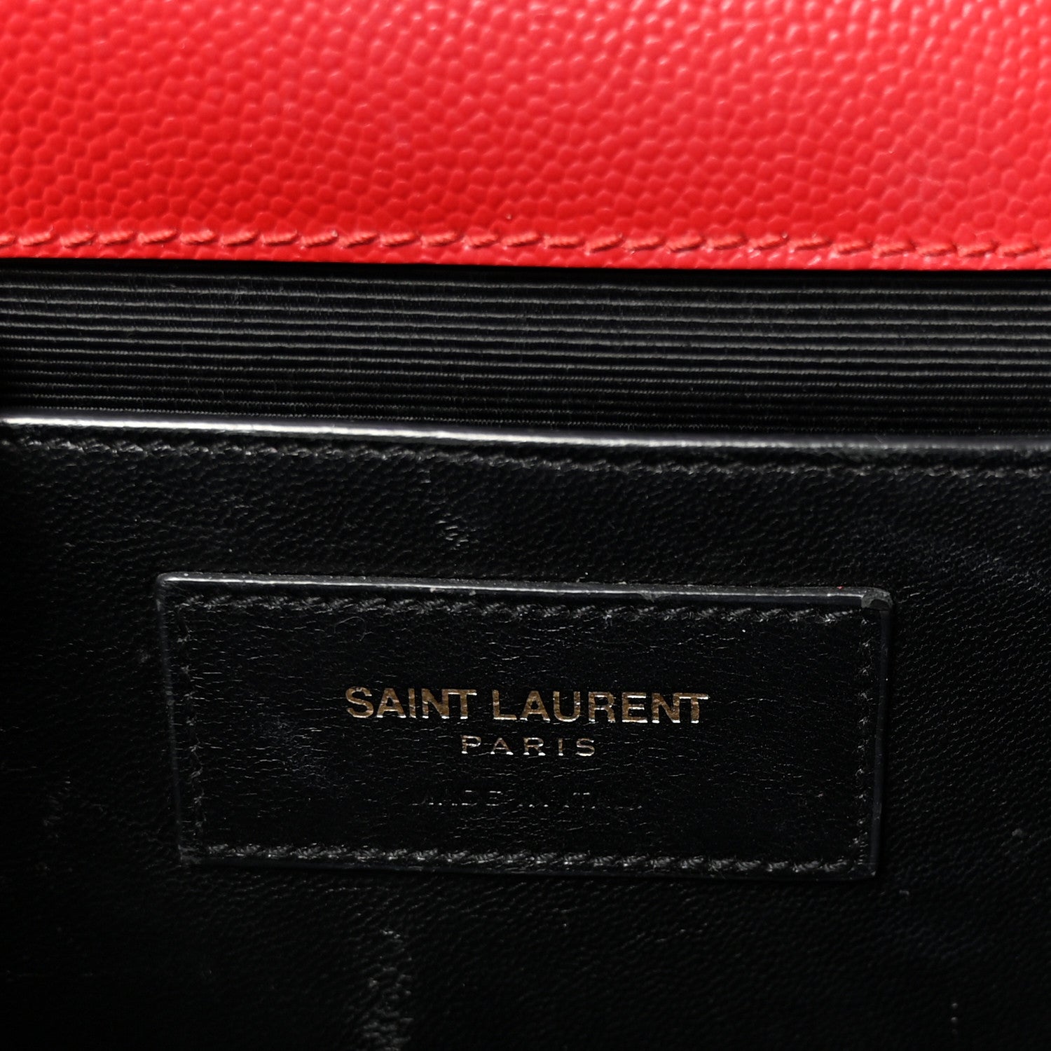 Grain De Poudre Medium Monogram Kate Satchel Red