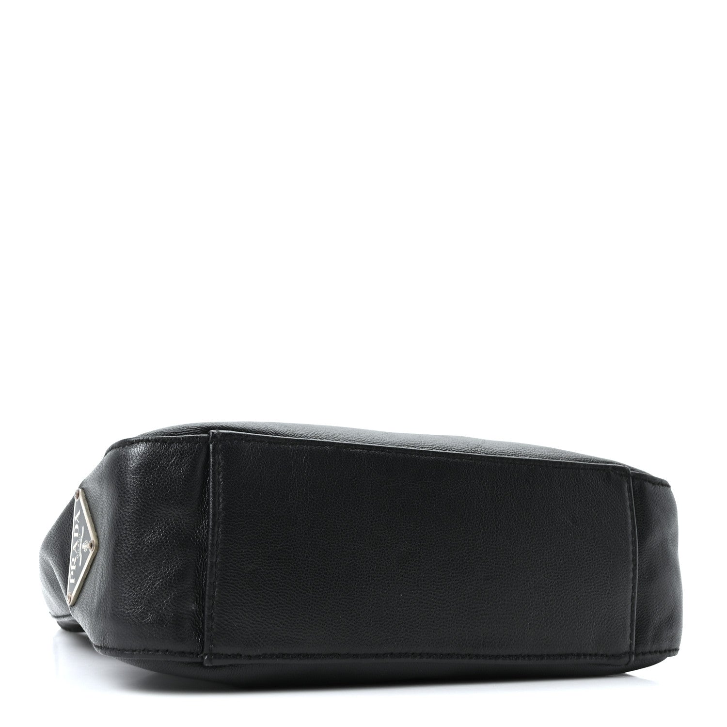 Nappa Mini Triangle Hobo Black