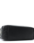 Nappa Mini Triangle Hobo Black