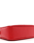 Pebbled Calfskin Small Soho Disco Bag Tabasco Red