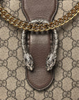GG Supreme Monogram Medium Dionysus Bucket Bag Beige New Acero