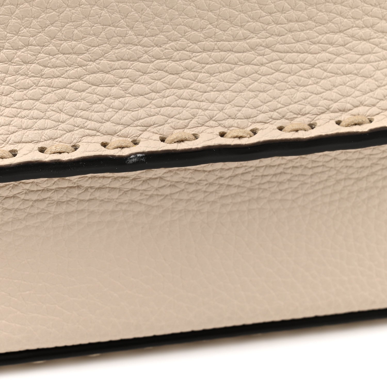 Cuoio Romano Selleria Chamois Medium Peekaboo I SEE U Satchel White