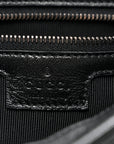 Soft Calfskin Matelasse Medium GG Marmont Shoulder Bag Black
