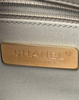 Lambskin Quilted Large CHNL 19 Flap Grey