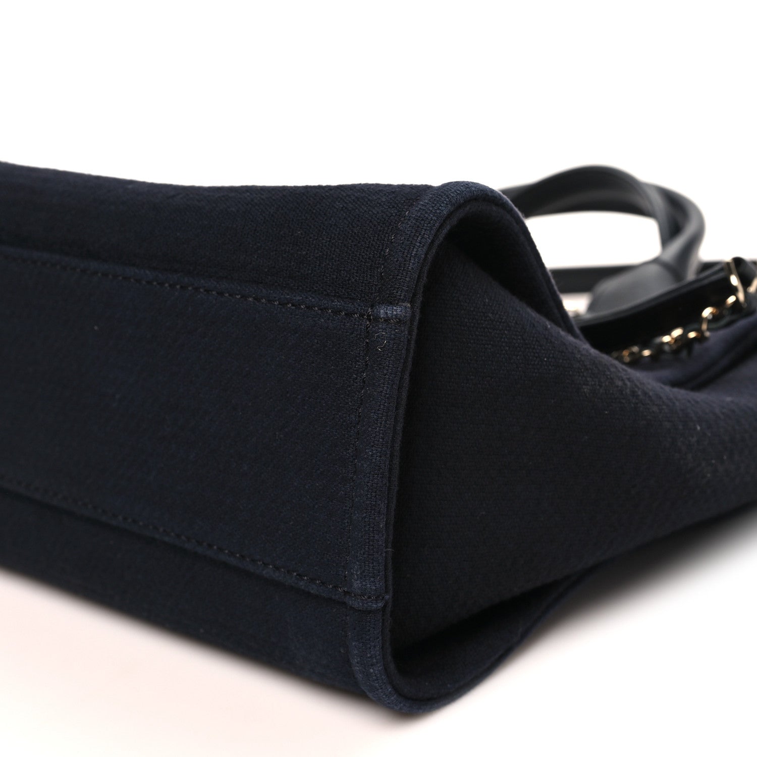 Mixed Fibers Small Deauville Tote Black
