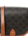 Triomphe Canvas Medium Folco Bag Tan