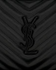 Calfskin Matelasse Monogram Monochrome Lou Camera Bag Black