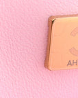 Lambskin Quilted Mini Rectangular Flap Pink