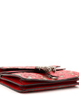 GG Supreme Monogram Arabesque Dionysus Shoulder Bag Hibiscus Red