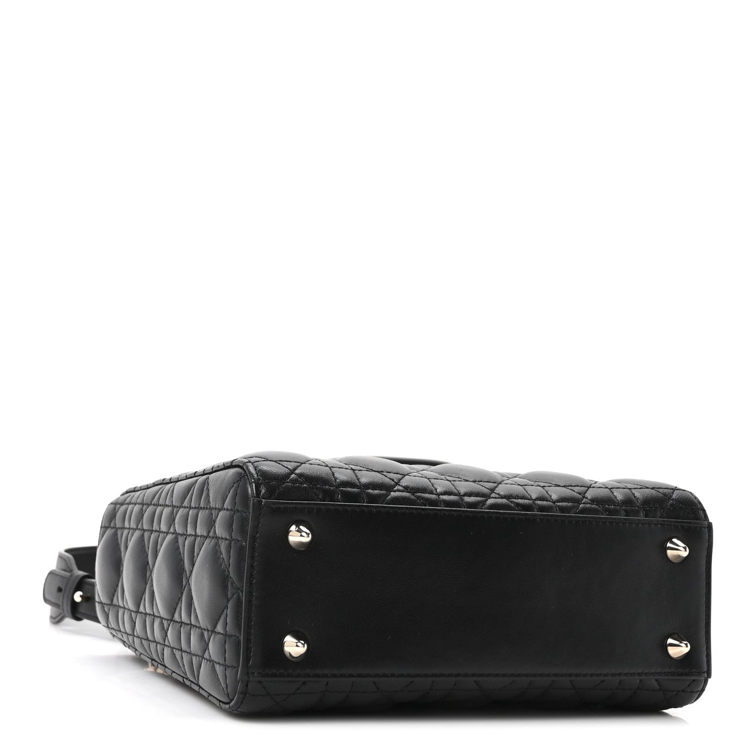 Lambskin Cannage Small My ABCD1OR Lady D1OR Black