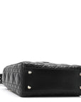 Lambskin Cannage Small My ABCD1OR Lady D1OR Black