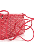 Goyardine Le Jardin Plumet Wallet Clutch Fuchsia