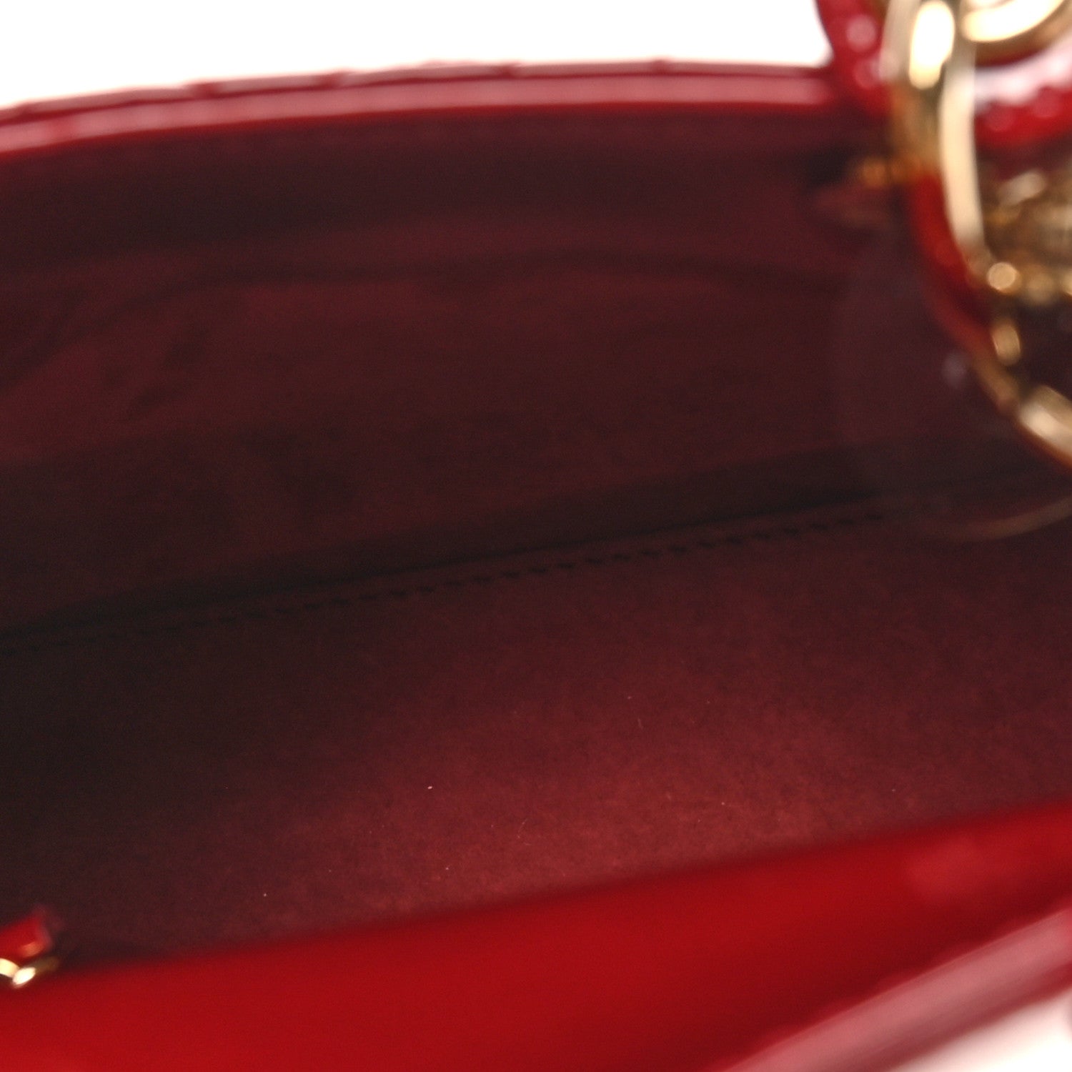 Patent Cannage Mini Lady D1OR Red