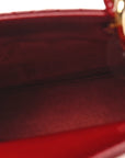 Patent Cannage Mini Lady D1OR Red