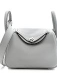 Taurillon Clemence Mini Lindy 20 Bleu Pale