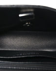 Lambskin Quilted Mini Rectangular Flap Black
