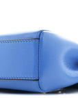 Shiny Nappa Micro Peekaboo Iconic Satchel Blue Royal