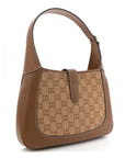 Raffia GG Supreme Monogram Calfskin Small Jackie 1961 Hobo Natural