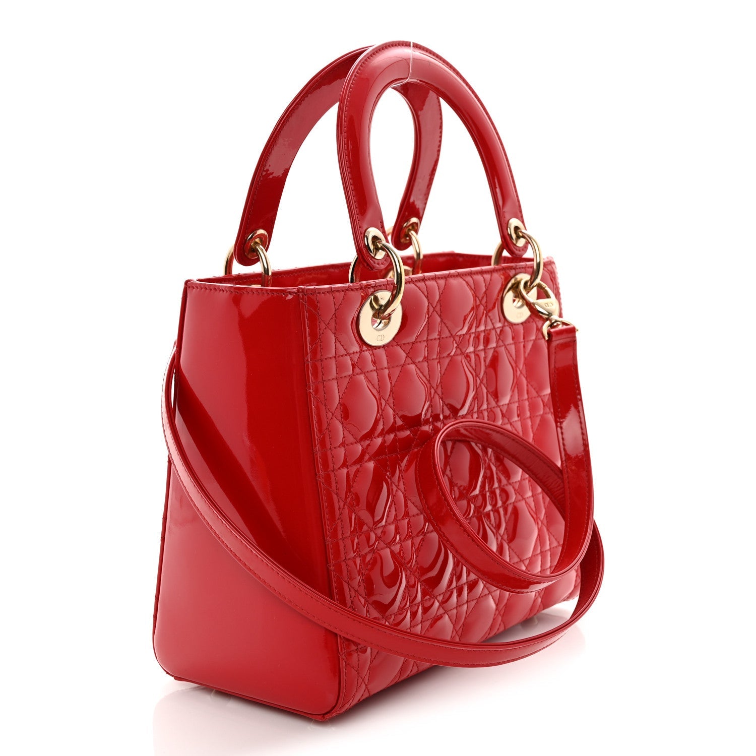 Patent Cannage Medium Lady D1OR Red