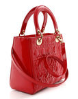 Patent Cannage Medium Lady D1OR Red