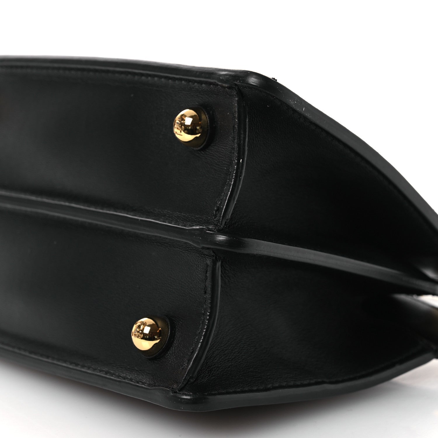 Shiny Nappa Petite Peekaboo I SEE U Satchel Black
