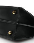 Shiny Nappa Petite Peekaboo I SEE U Satchel Black