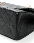 Aged Calfskin Quilted 2.55 Reissue 227 Flap Black