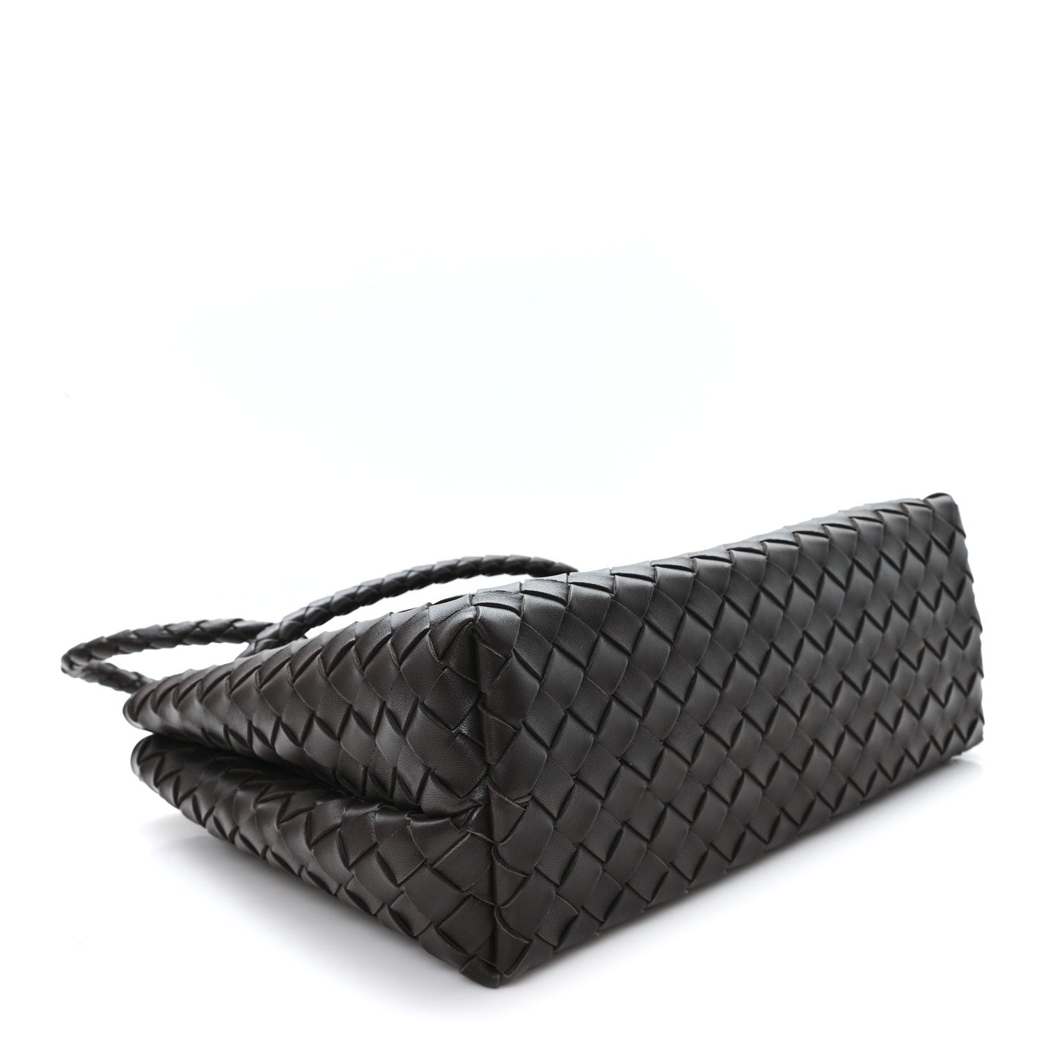 Nappa Intrecciato Medium Andiamo Shoulder Bag Fondant