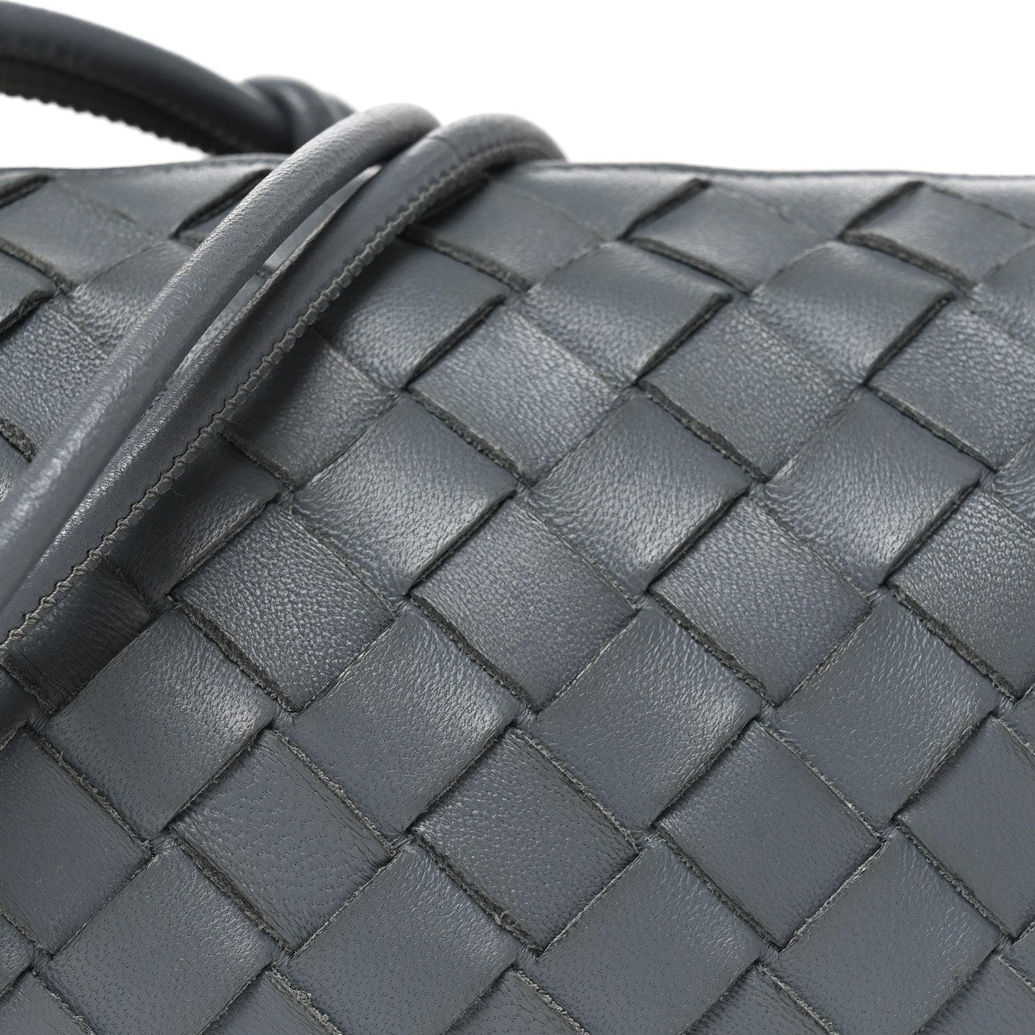 Nappa Intrecciato Mini Loop Camera Bag Thunder