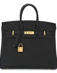 Togo Birkin 25 Black