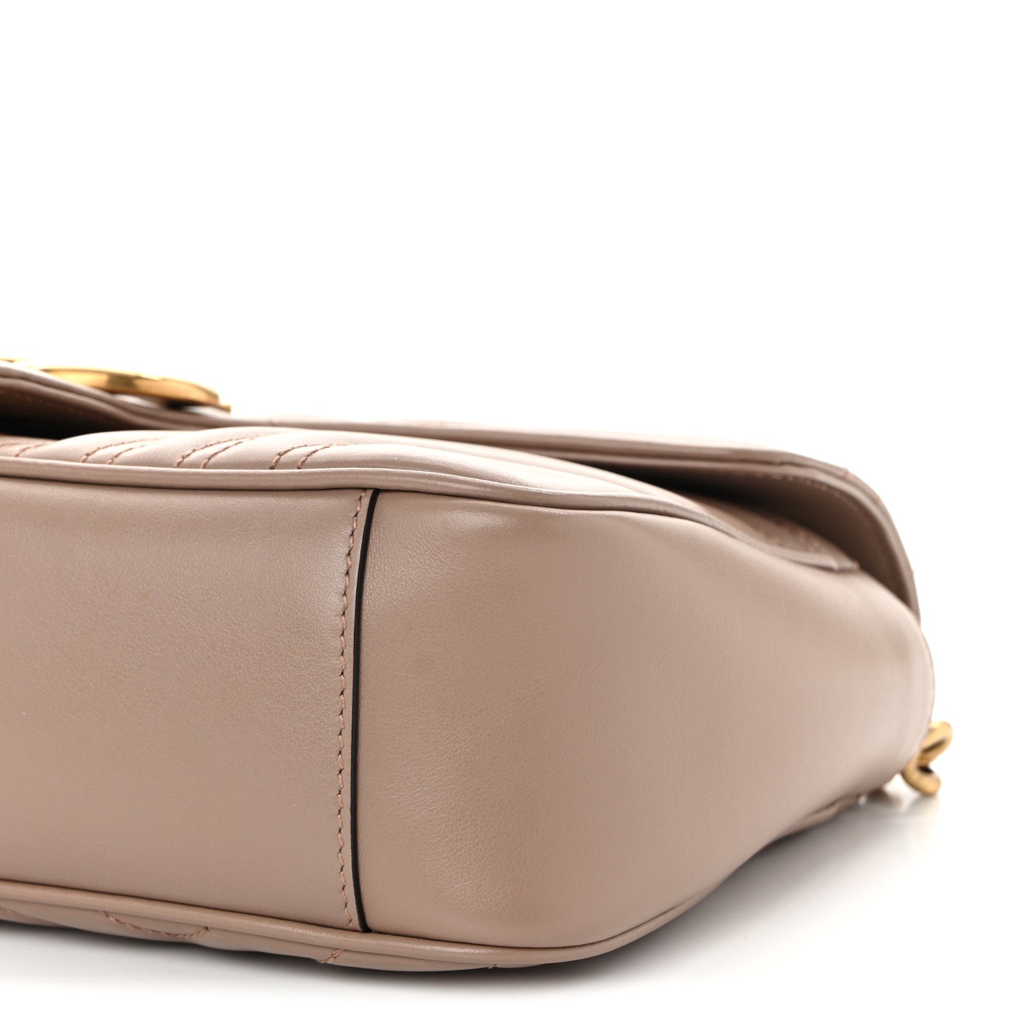 Calfskin Matelasse Small GG Marmont Shoulder Bag Porcelain Rose