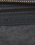 Baby Drummed Calfskin Micro Luggage Kohl