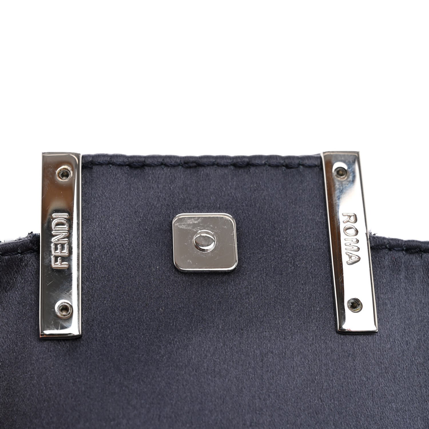 Sequin Paillettes Shiny Nappa Sex and the City Nano Maxi Buckle Baguette Charm Blue
