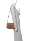 Shiny Calfskin Medium Triomphe Bronze