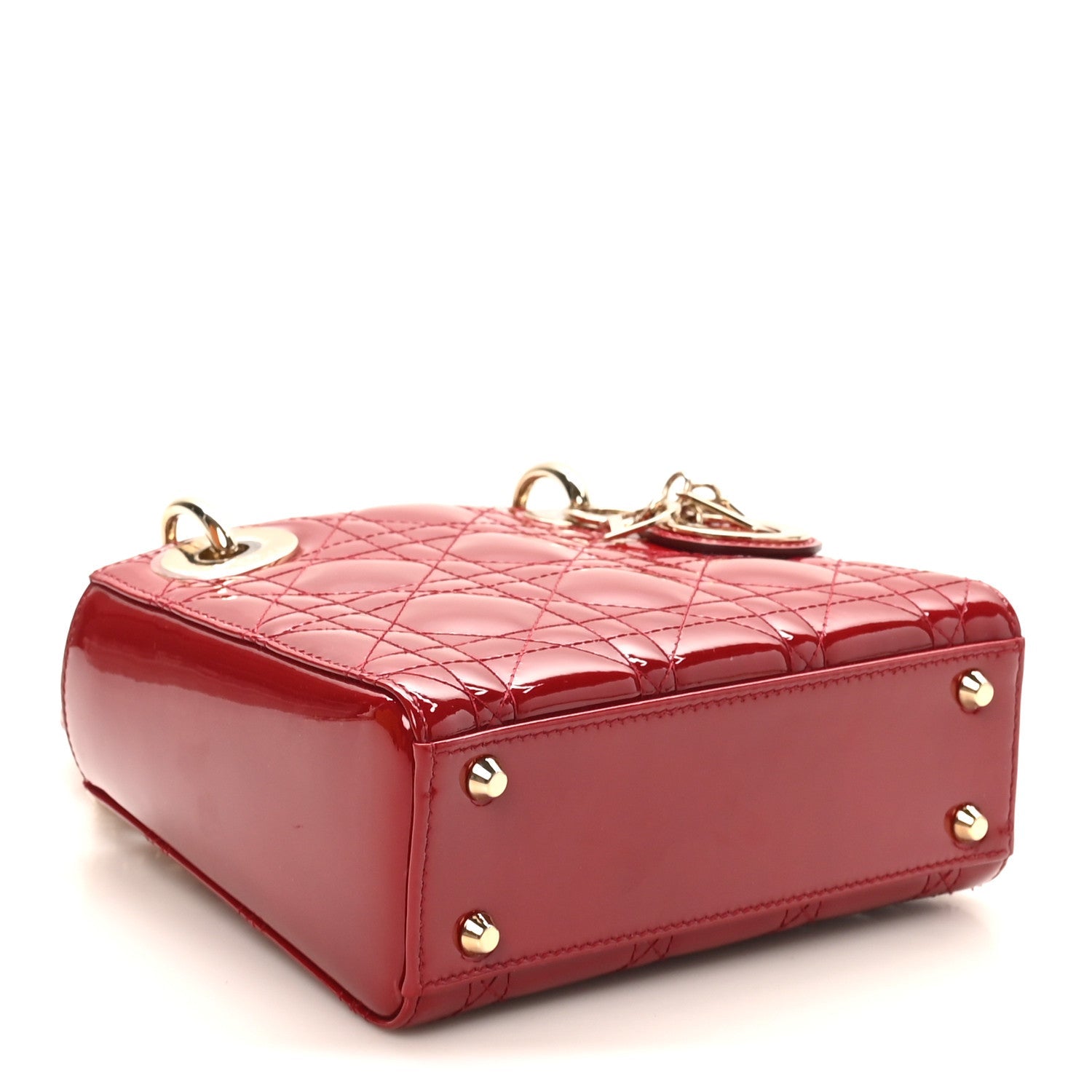 Patent Cannage Mini Lady D1OR Red