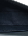 Caviar Stitched Medium Boy Flap Blue