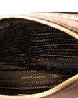 Re-Nylon Saffiano Mini Shoulder Bag Sienna