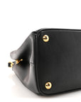 Saffiano Small Galleria Double Zip Tote Black