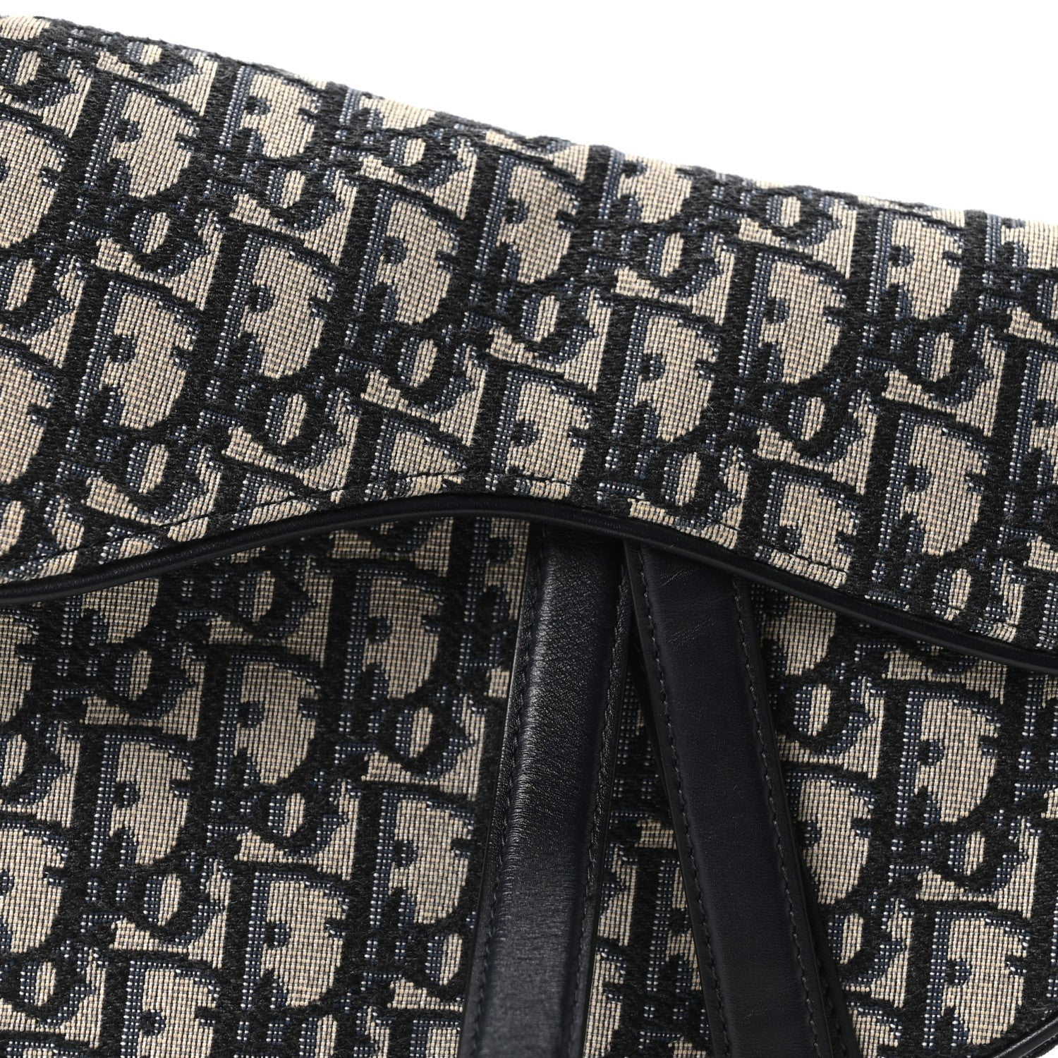 Oblique Saddle Bag Blue