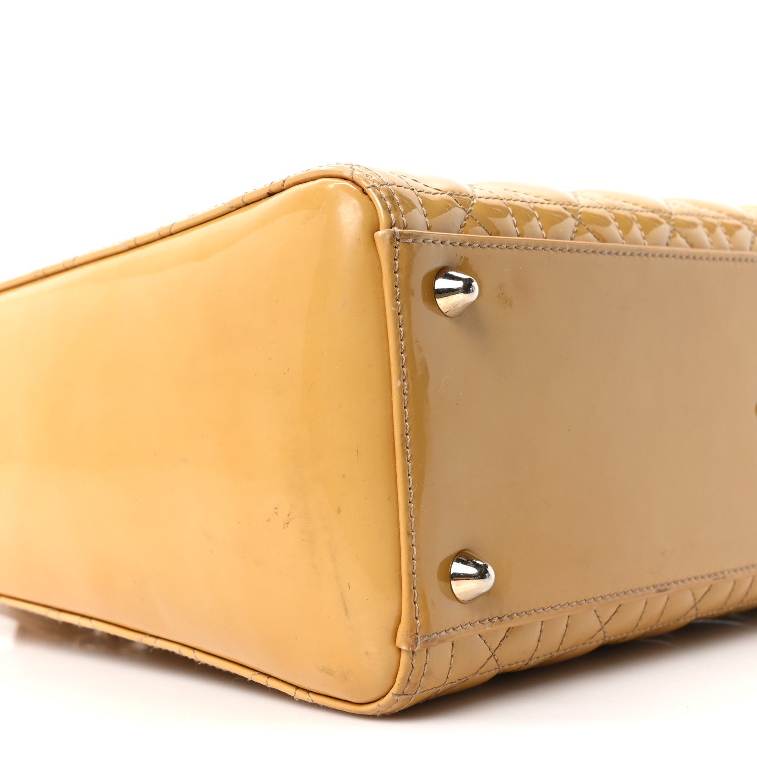 Patent Cannage Large Lady D1OR Beige