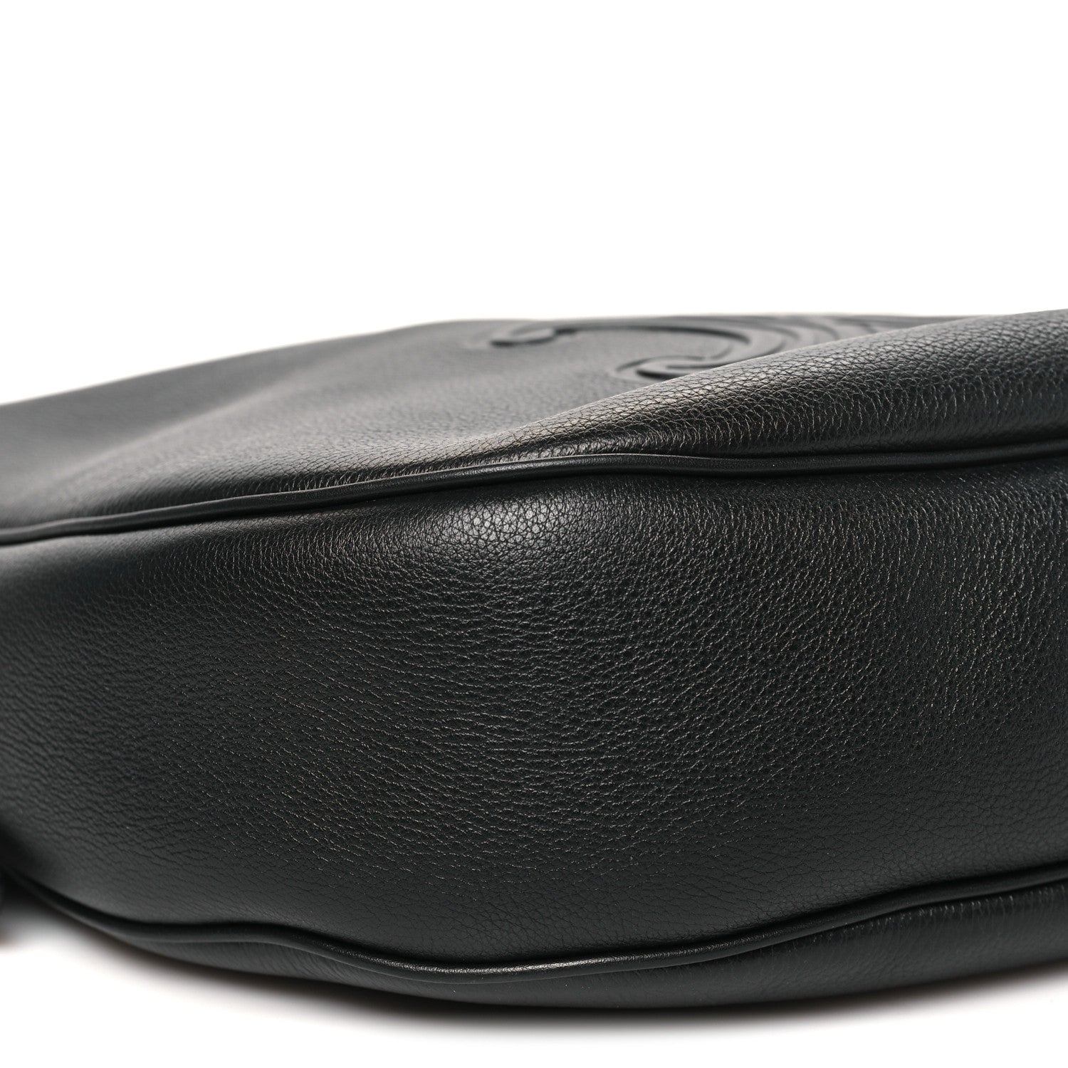 Supple Calfskin Cuir Triomphe Medium Heloise Shoulder Bag Black