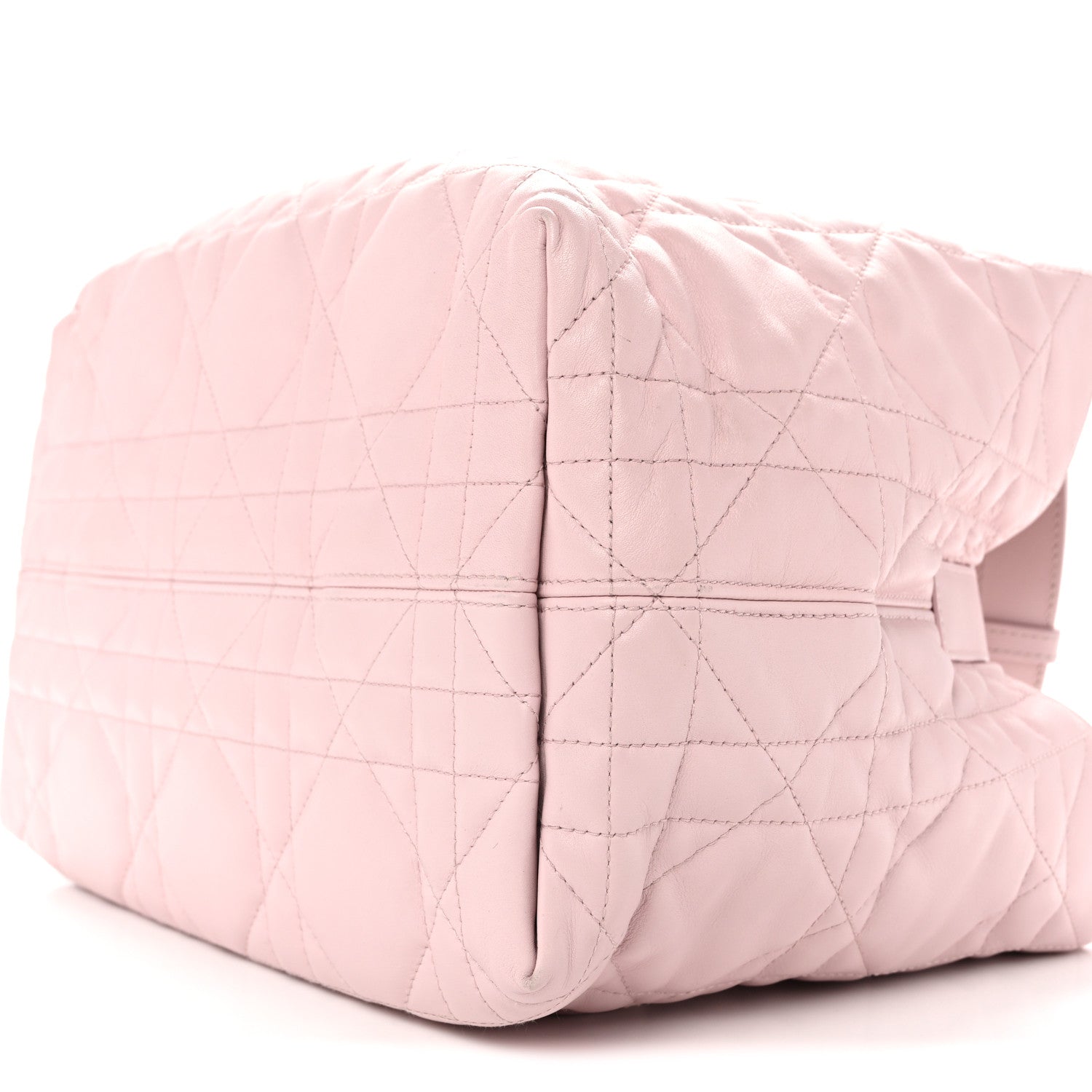 Calfskin Macrocannage Medium Toujours Powder Pink