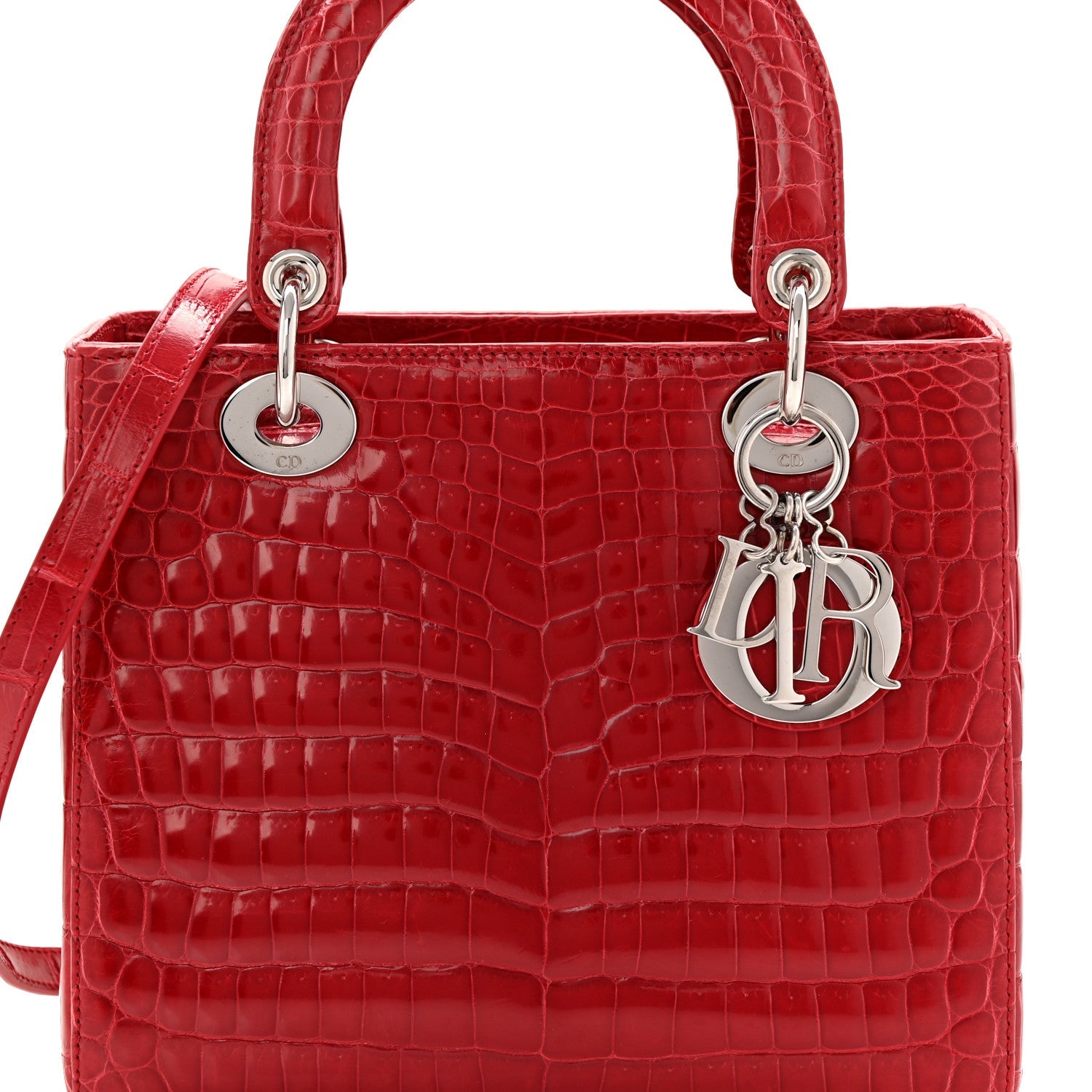 Alligator Medium Lady D1OR Red